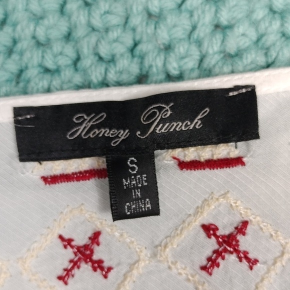 Honey Punch women's hippy style top size small - Picture 2 of 10